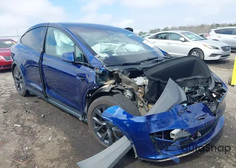 2022 Tesla Model X Dual Motor All-Wheel Drive from USA, damaged, VIN 7SAXCBE52NF364759